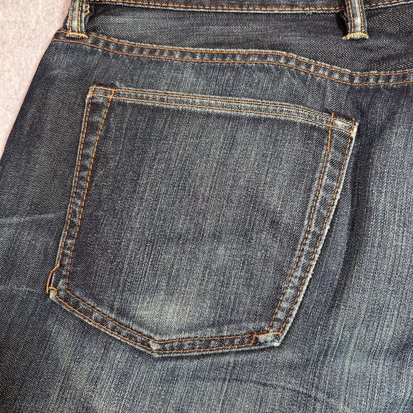 Gap 1969 Mens Jeans Boot Cut Dark Wash 38x30 - Picture 14 of 16